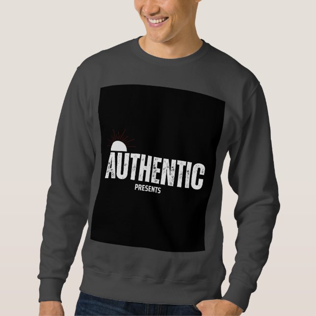 Authentic write design sweatshirt (Front)