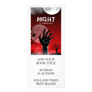 Author Book Launch Promotional Cover Flyer Design Rack Card