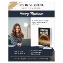 Author Book Signing Event Promotional Meet & Greet