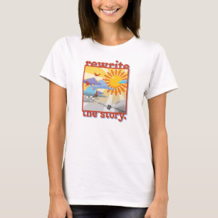 "Author" Flowy Crop T-Shirt