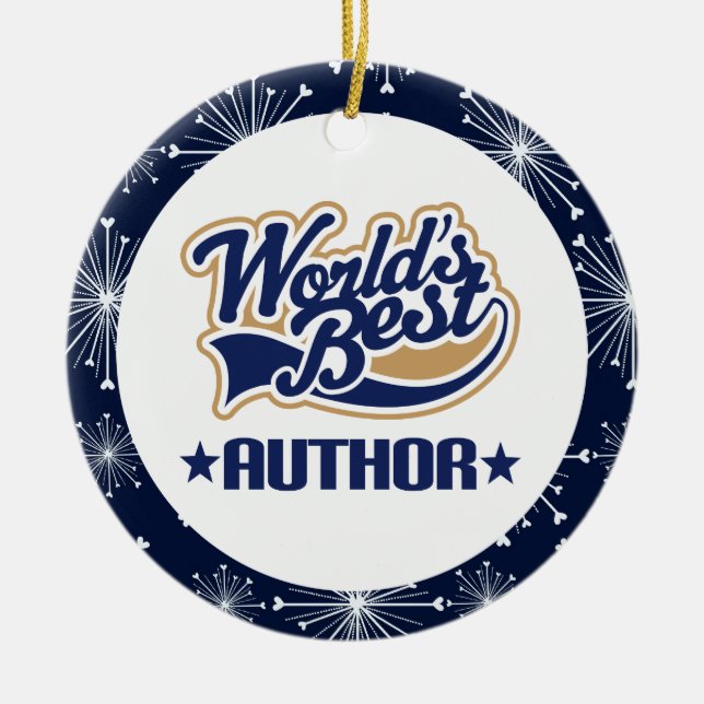 Author Gift Ornament (Front)