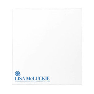 Author Lisa McLuckie Notepad
