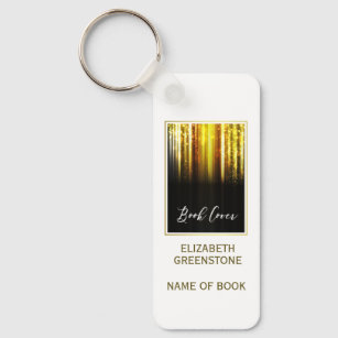 Author Promotional Book Cover Quote Key Ring