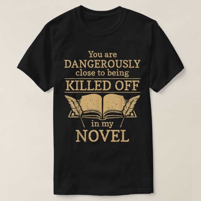 Author Writer Novelist T-Shirt (Design Front)