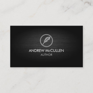 Author Writer Publishing Business Card