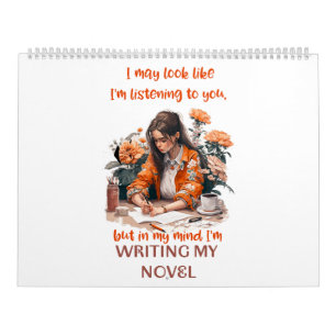 Author Writers Inspiration Wall Calendar 