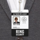 Authorised Agent Ring Bearer Security Badge