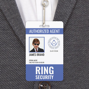 Authorised Agent Ring Bearer Security ID Badge
