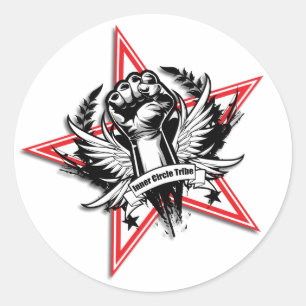 Authority Networker Star Fist Sticker