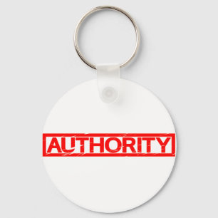 Authority Stamp Key Ring
