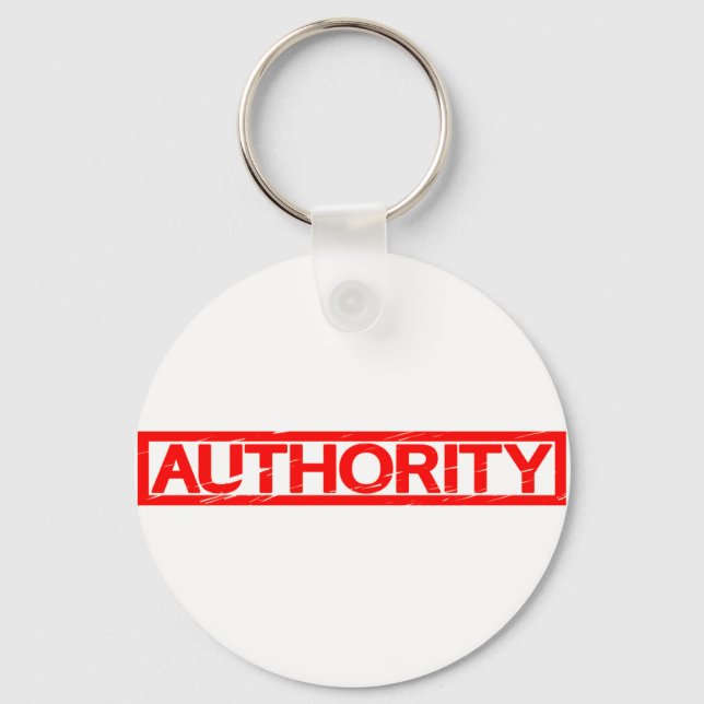 Authority Stamp Key Ring (Front)
