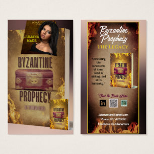 Author's Book Promotional Material Profile Cards