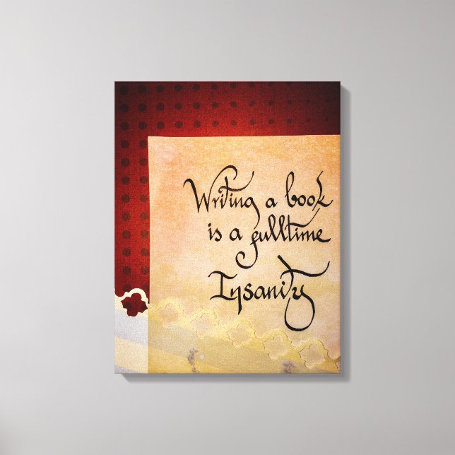 Authors CREED manifesto  Canvas Print (Front)