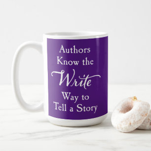 Authors Write Way Script Mug