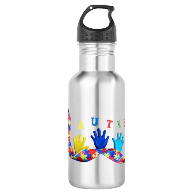 Autism 532 Ml Water Bottle (Front)