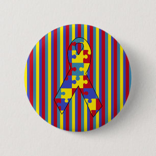 Autism 6 Cm Round Badge