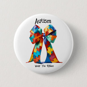 Autism 6 Cm Round Badge