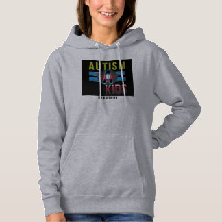 Autism A Kids Women's American Apparel Fleece Top* Hoodie