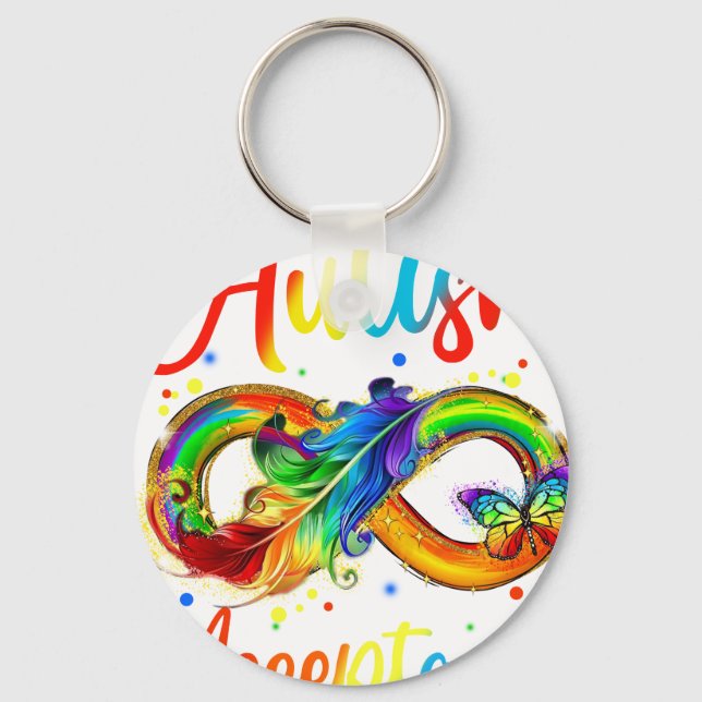 autism acceptanc key ring (Front)