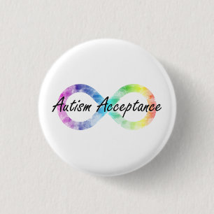 Autism Acceptance 3 Cm Round Badge