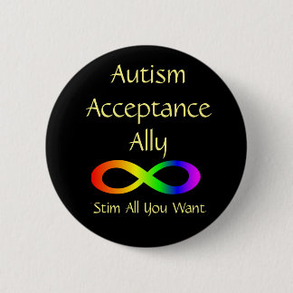 Autism Acceptance Ally Button
