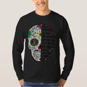 Autism Acceptance Autism Mum Sugar Skull T-Shirt