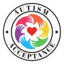 Autism Acceptance Hands And Heart Circle