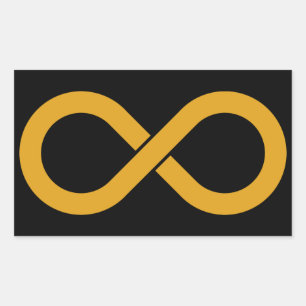Autism Acceptance Infinity Rectangular Sticker