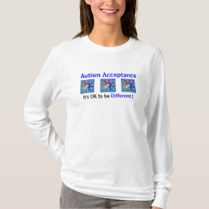 Autism Acceptance: It's OK to be Different! T-Shirt