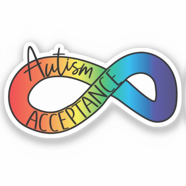 Autism Acceptance Neurodiversity Awareness Rainbow (Front)