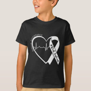 Autism Acceptance Red Instead Heart Awareness Men T-Shirt