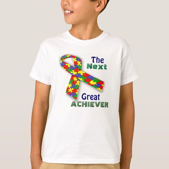 Autism Achiever Tagless ComfortSoft® T-Shirt (Front)