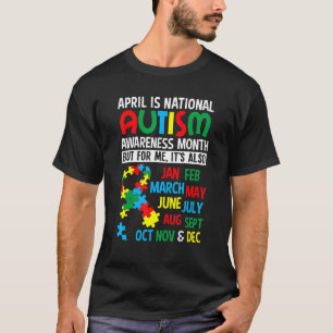 Autism   Adhd Tee April Is National Autism Awarene