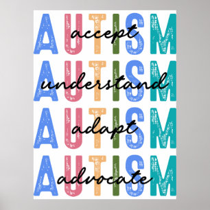Autism Advocacy Poster