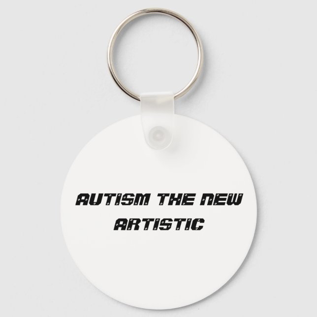 autism artistic key ring (Front)
