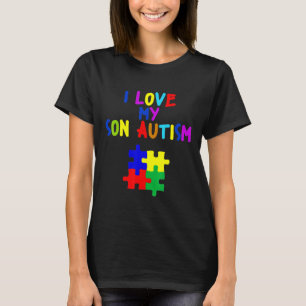 Autism-Autism Awareness Day Child Puzzle I Love My T-Shirt