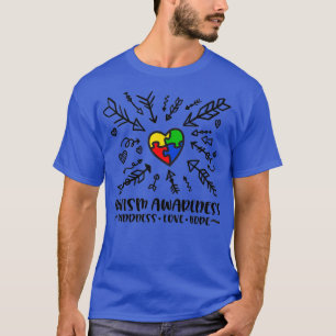 Autism autism awareness kindness love hope rainbow T-Shirt