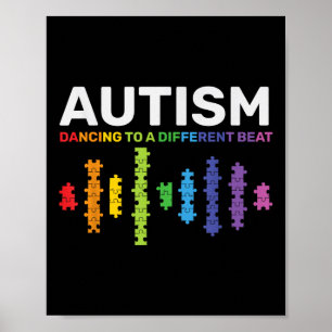 Autism, Autism Awareness Mum Kids Different Autism Poster