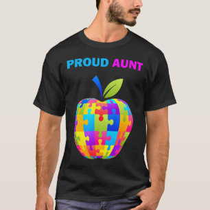Autism-Autism Awareness Proud Aunt  Auntie  new T-Shirt