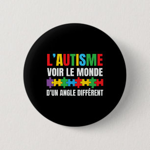 Autism Autism Awareness Ribbon  6 Cm Round Badge