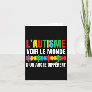 Autism Autism Awareness Ribbon Card