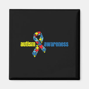 Autism Autism Awareness Ribbon Piece Gift  Magnet
