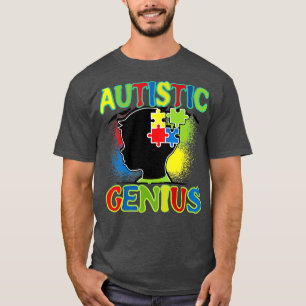 Autism Autism Genius Autism Awareness  For Women M T-Shirt