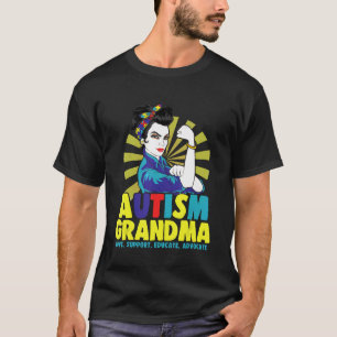 Autism-Autistic Autism Awareness Grandma Strong s  T-Shirt
