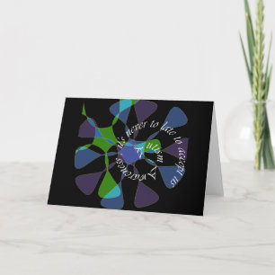 Autism Aware _never too late Card