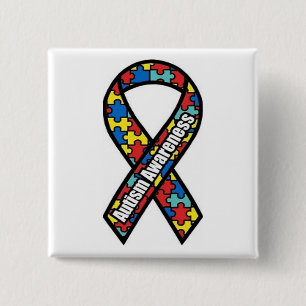Autism Awareness 15 Cm Square Badge