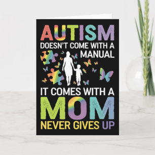 Autism Awareness 2025 Doesn't Come With A Manual A Card