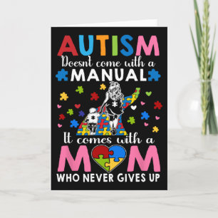 Autism Awareness 2025 Doesn't Come With A Manual A Card