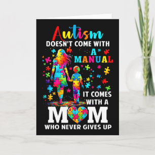 Autism Awareness 2025 Doesn't Come With A Manual A Card