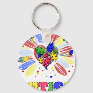 autism awareness (2 key ring